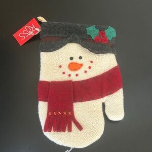 Russ Berrie Snowman Oven  Mitt. NWT